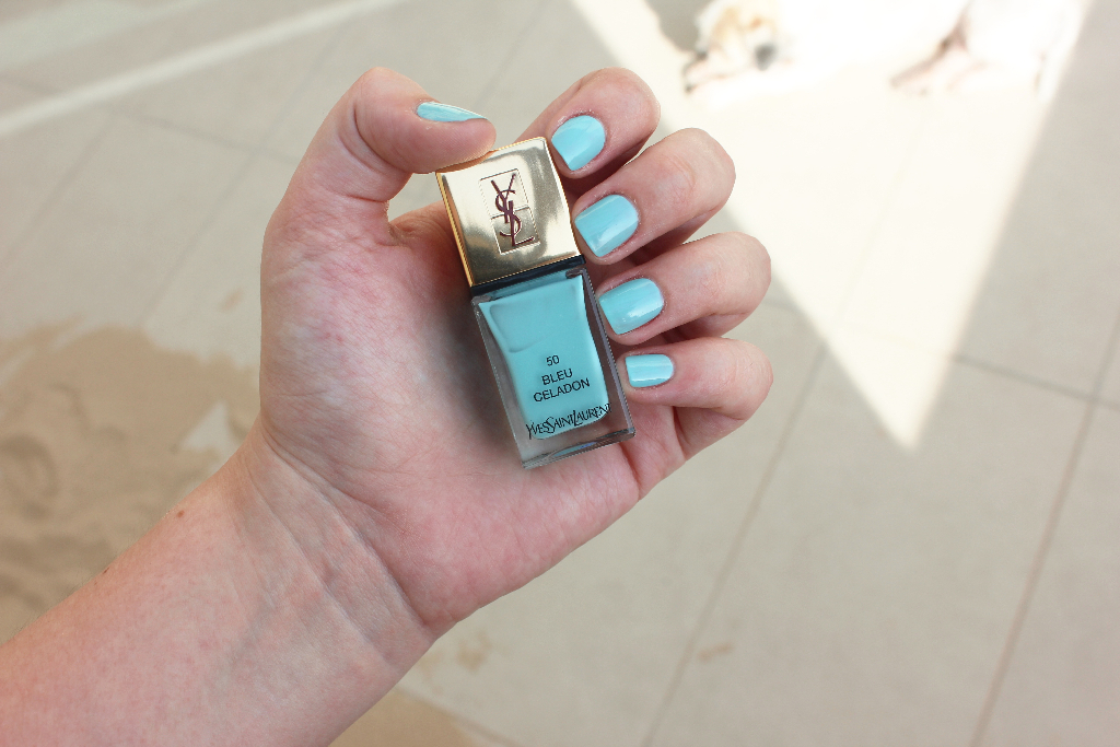 YSL Bleu Celadon swatch