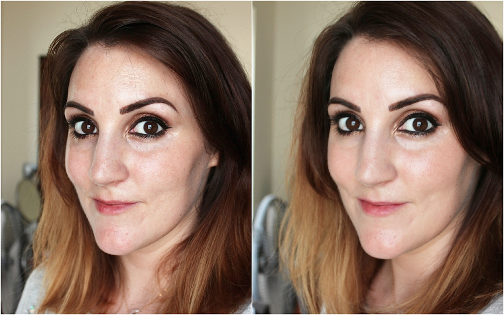 Chanel Les Beige Healthy Glow Fluid Before and After