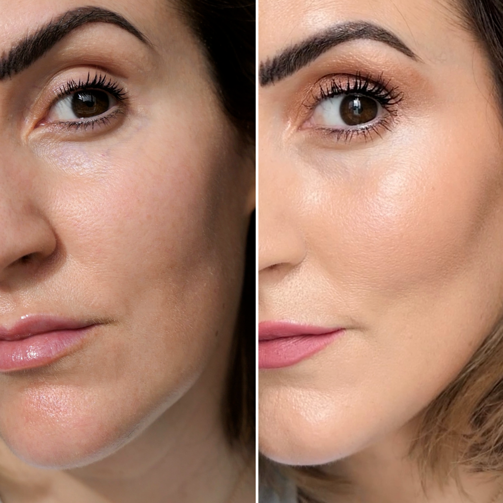 Charlotte Tilbury's Beautiful Skin Foundation | Before and After | Simone Scribes